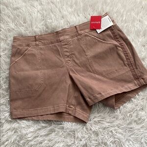SPANX Brown Cargo Shorts